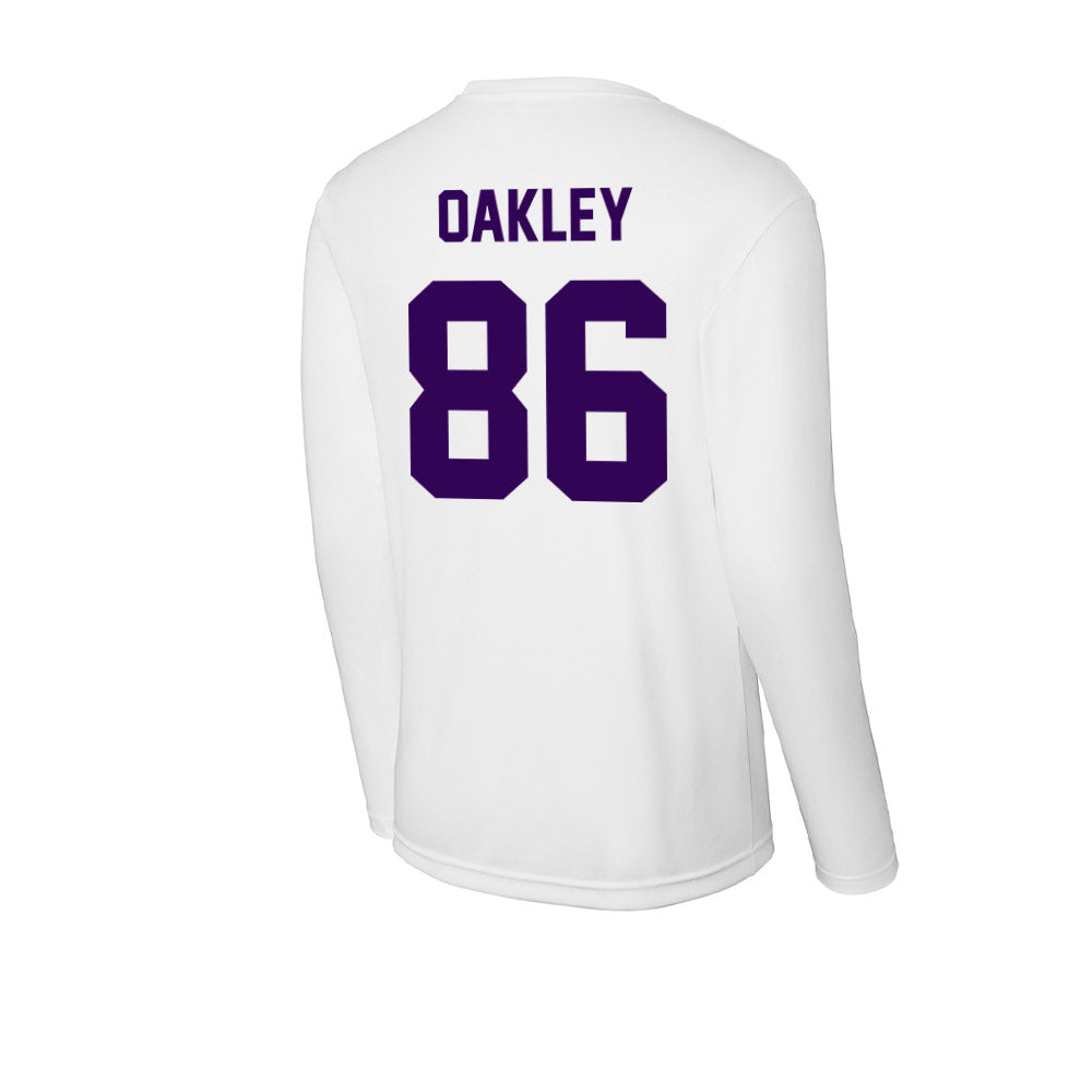 Kansas State - NCAA Football : Garrett Oakley - Activewear Long Sleeve T-Shirt-1