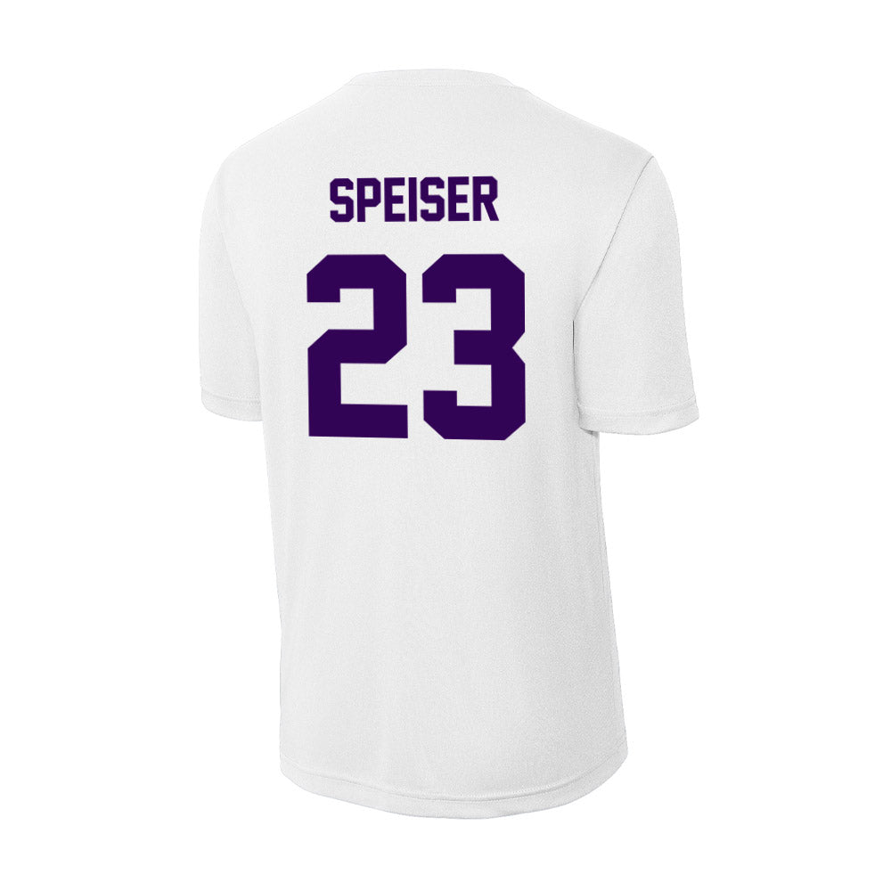 Kansas State - NCAA Women's Basketball : jordan speiser - Activewear T-Shirt-1