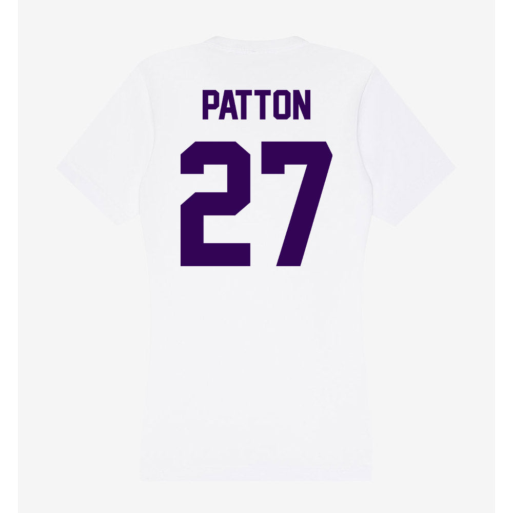 Kansas State - NCAA Football : Cub Patton - Women's V-Neck T-Shirt-1