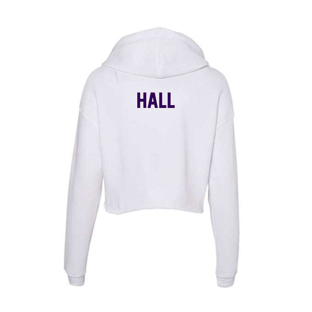 Kansas State - NCAA Women's Rowing : Grace Hall - Women's Crop Fleece Hoodie-1