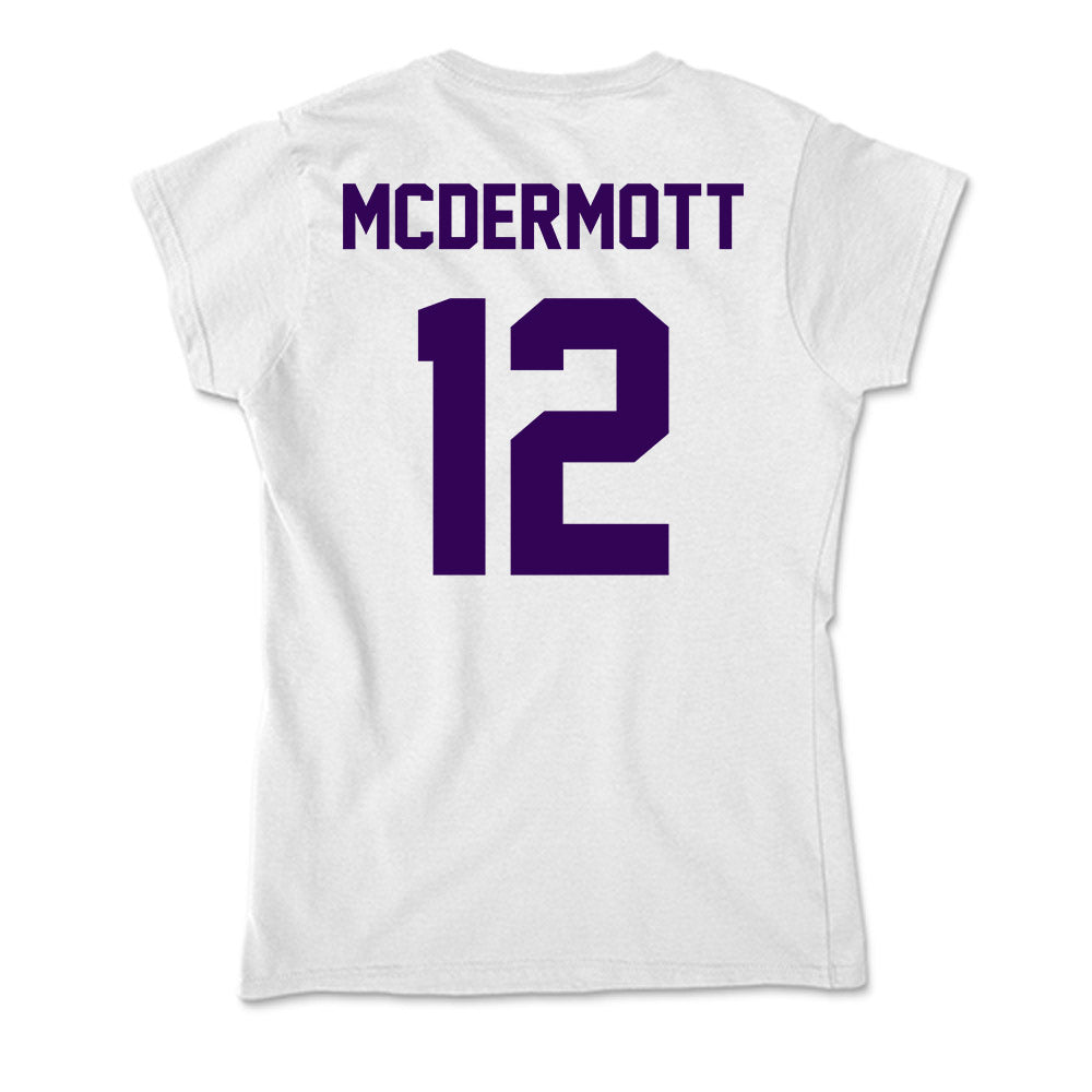 Kansas State - NCAA Women's Volleyball : Sydney McDermott - Soft Style Women’s T-Shirt-1