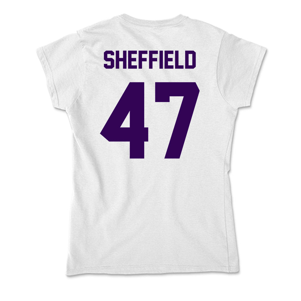 Kansas State - NCAA Baseball : Lincoln Sheffield - Soft Style Women’s T-Shirt-1