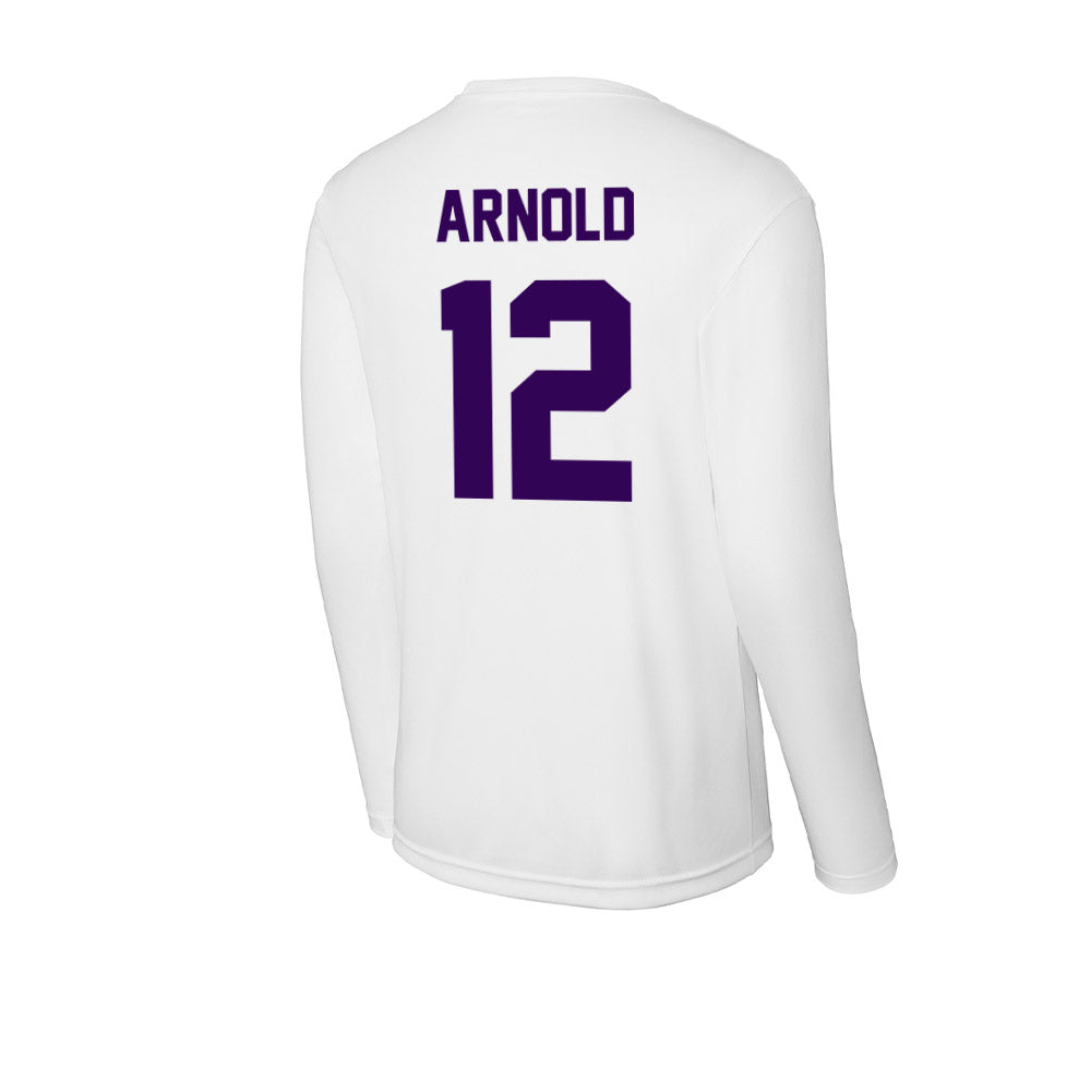 Kansas State - NCAA Baseball : Aaron Arnold - Activewear Long Sleeve T-Shirt-1