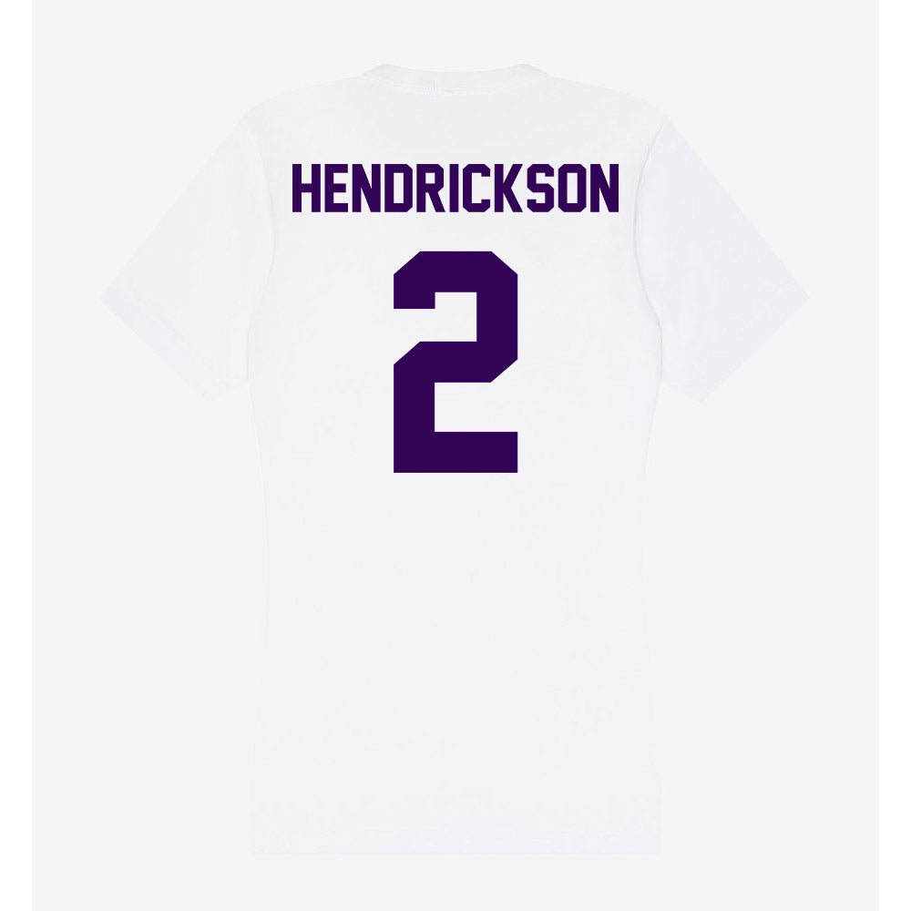 Kansas State - NCAA Women's Soccer : lily hendrickson - Women's V-Neck T-Shirt-1