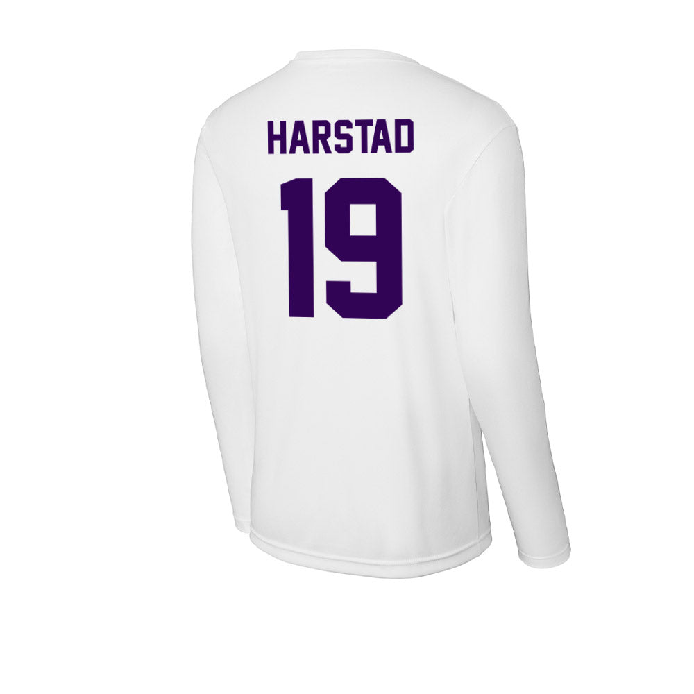 Kansas State - NCAA Football : Garrett Harstad - Activewear Long Sleeve T-Shirt-1