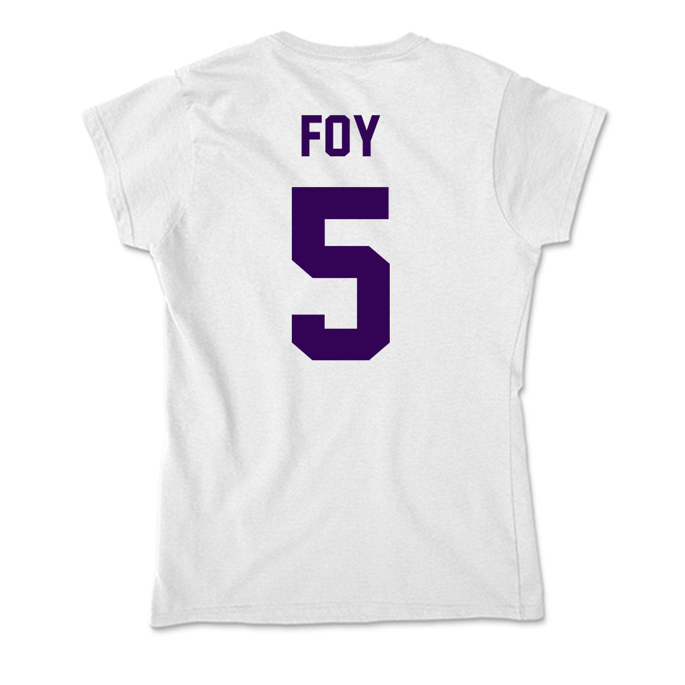 Kansas State - NCAA Women's Basketball : Aniya' Foy - Soft Style Women’s T-Shirt-1