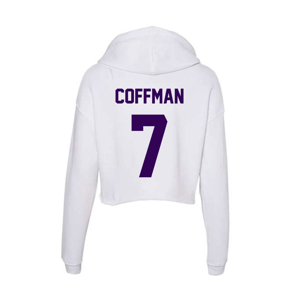 Kansas State - NCAA Women's Soccer : Sydney Coffman - Women's Crop Fleece Hoodie-1