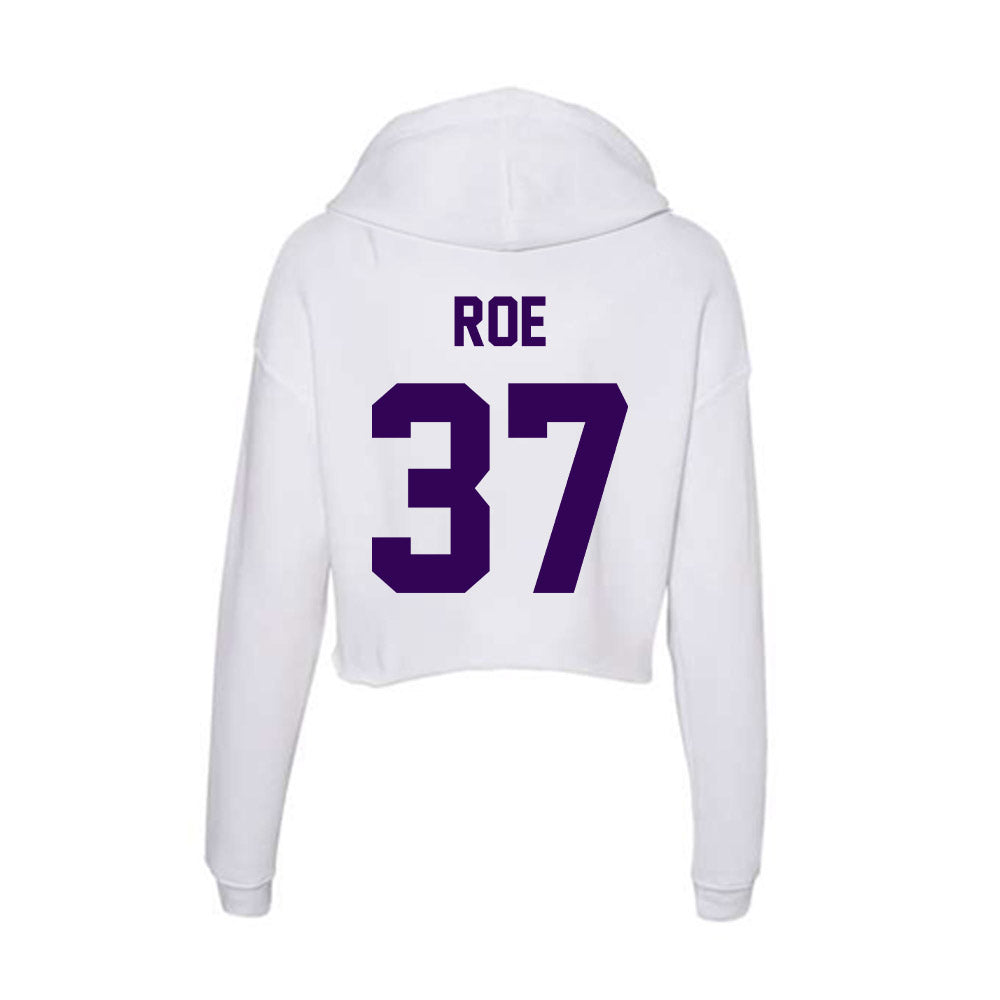 Kansas State - NCAA Baseball : Brody Roe - Women's Crop Fleece Hoodie-1
