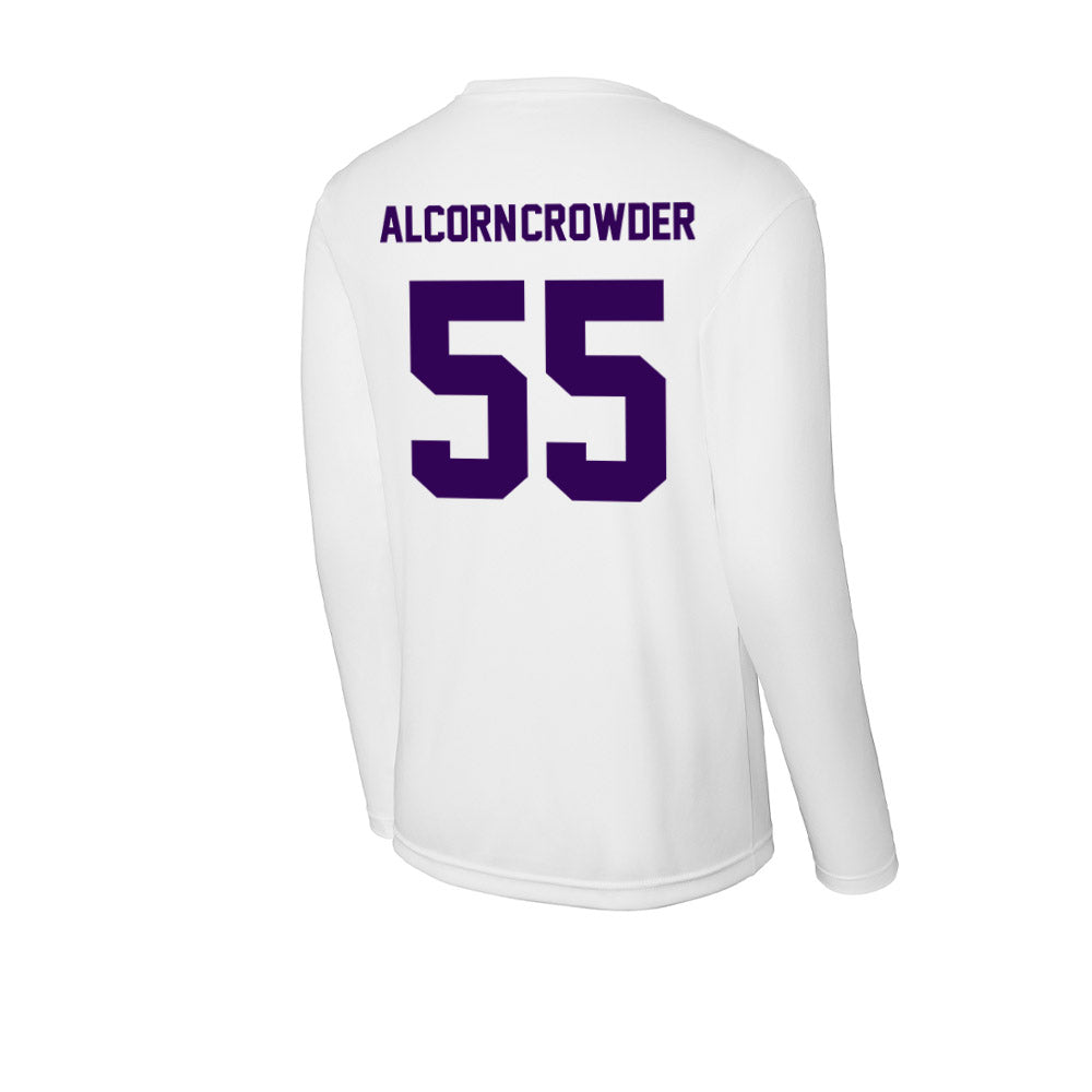 Kansas State - NCAA Football : Malcolm Alcorn-Crowder - Activewear Long Sleeve T-Shirt-1