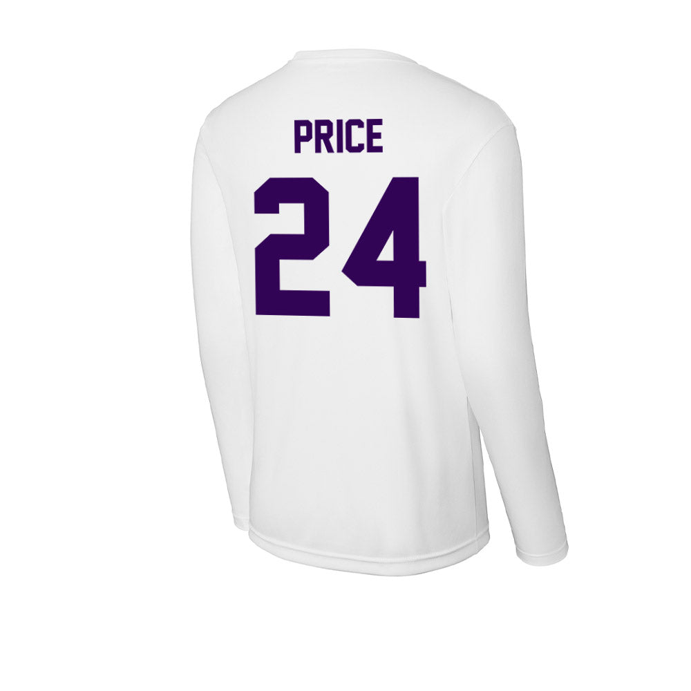 Kansas State - NCAA Football : JB Price - Activewear Long Sleeve T-Shirt-1