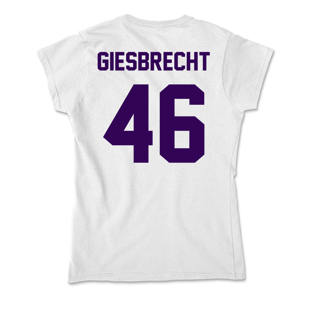 Kansas State - NCAA Baseball : Ethan Giesbrecht - Soft Style Women’s T-Shirt-1