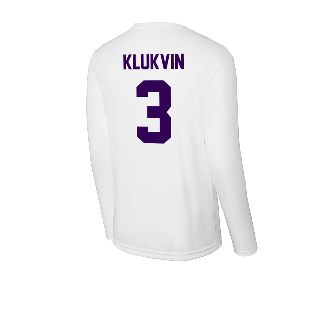Kansas State - NCAA Women's Volleyball : Alex Klukvin - Activewear Long Sleeve T-Shirt-1