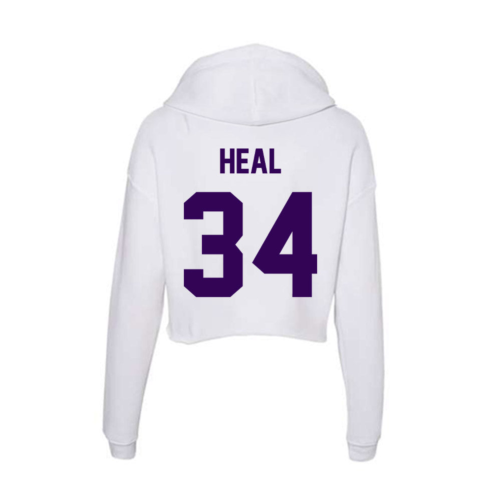 Kansas State - NCAA Women's Basketball : Tess Heal - Women's Crop Fleece Hoodie-1