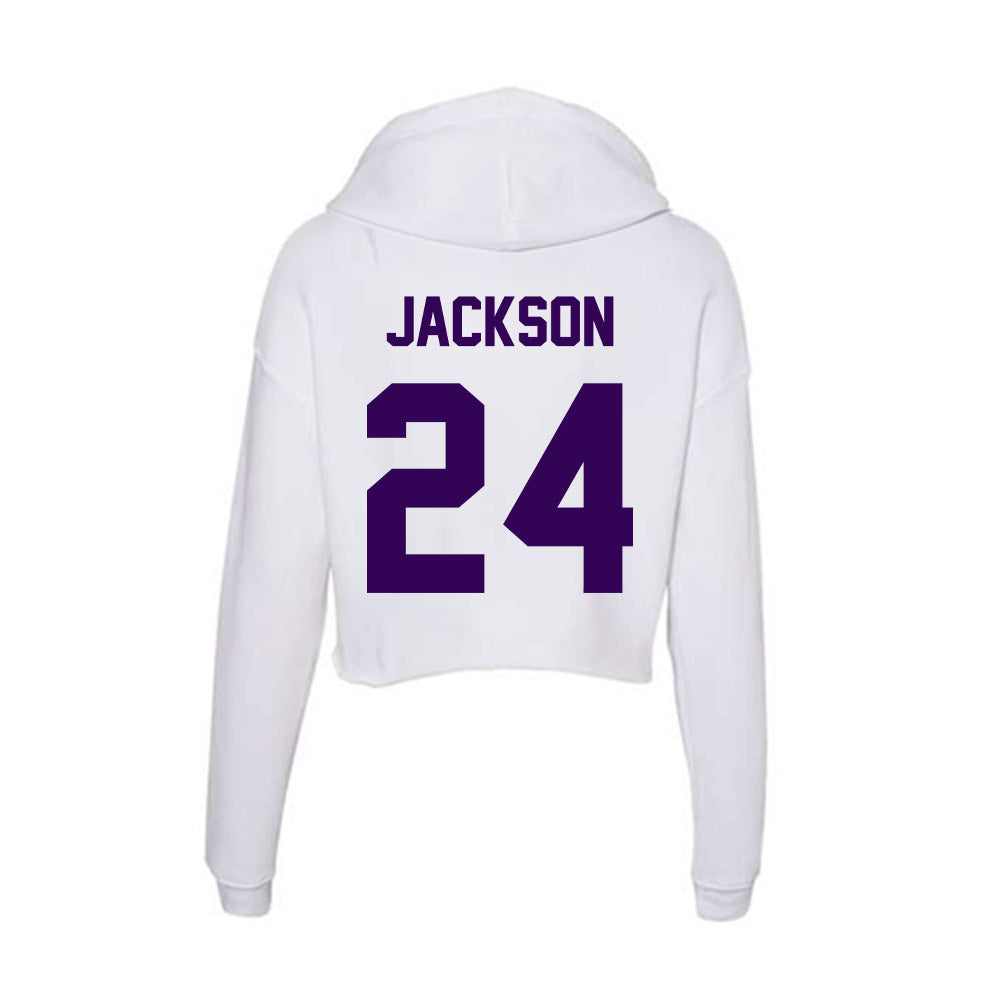 Kansas State - NCAA Football : Martel Jackson - Women's Crop Fleece Hoodie-1