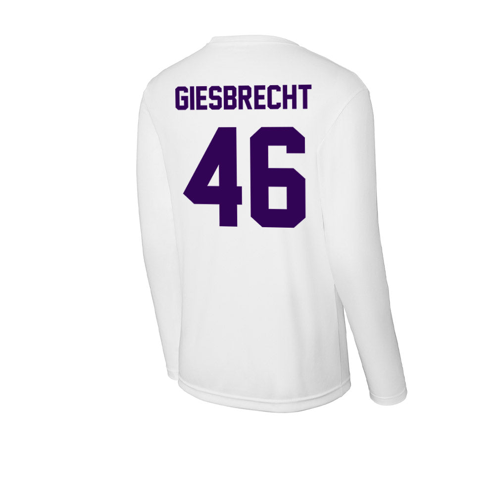 Kansas State - NCAA Baseball : Ethan Giesbrecht - Activewear Long Sleeve T-Shirt-1