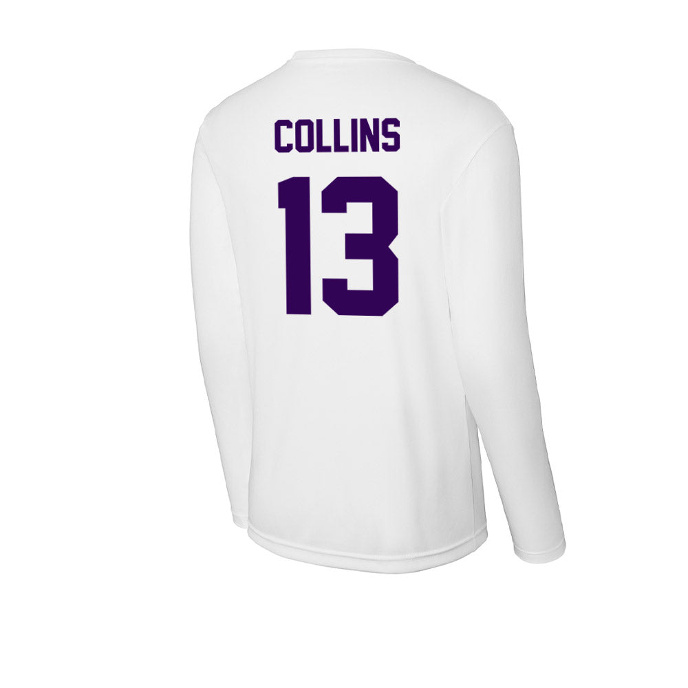 Kansas State - NCAA Football : RJ Collins - Activewear Long Sleeve T-Shirt-1