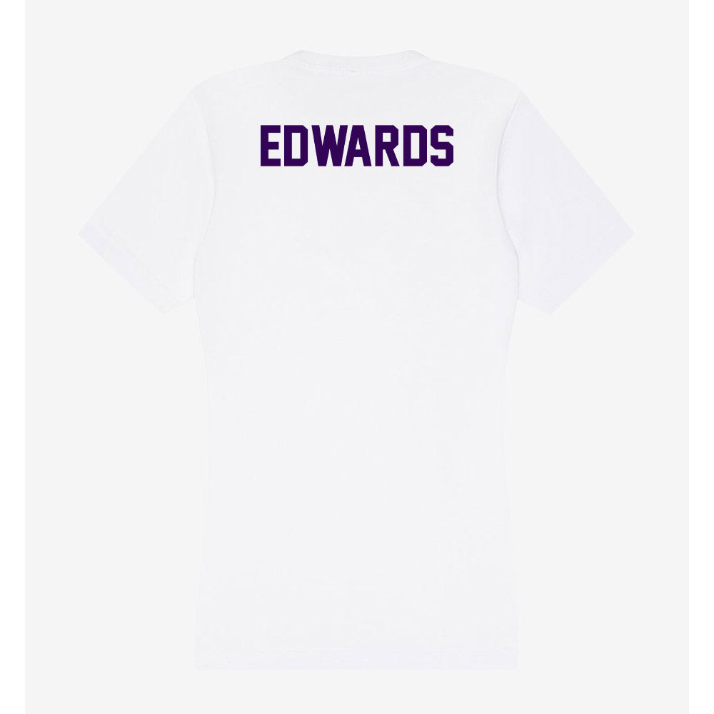 Kansas State - NCAA Women's Track & Field : Jourdin Edwards - Women's V-Neck T-Shirt-1