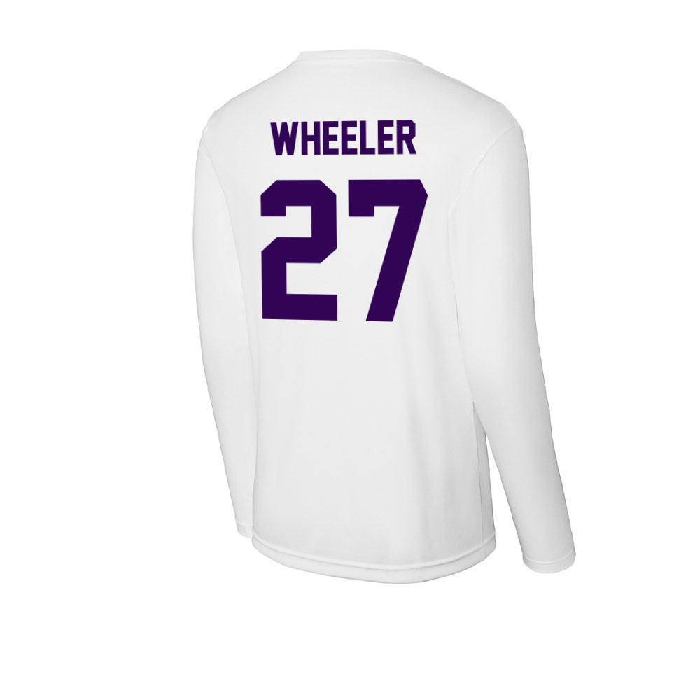 Kansas State - NCAA Football : Ben Wheeler - Activewear Long Sleeve T-Shirt-1