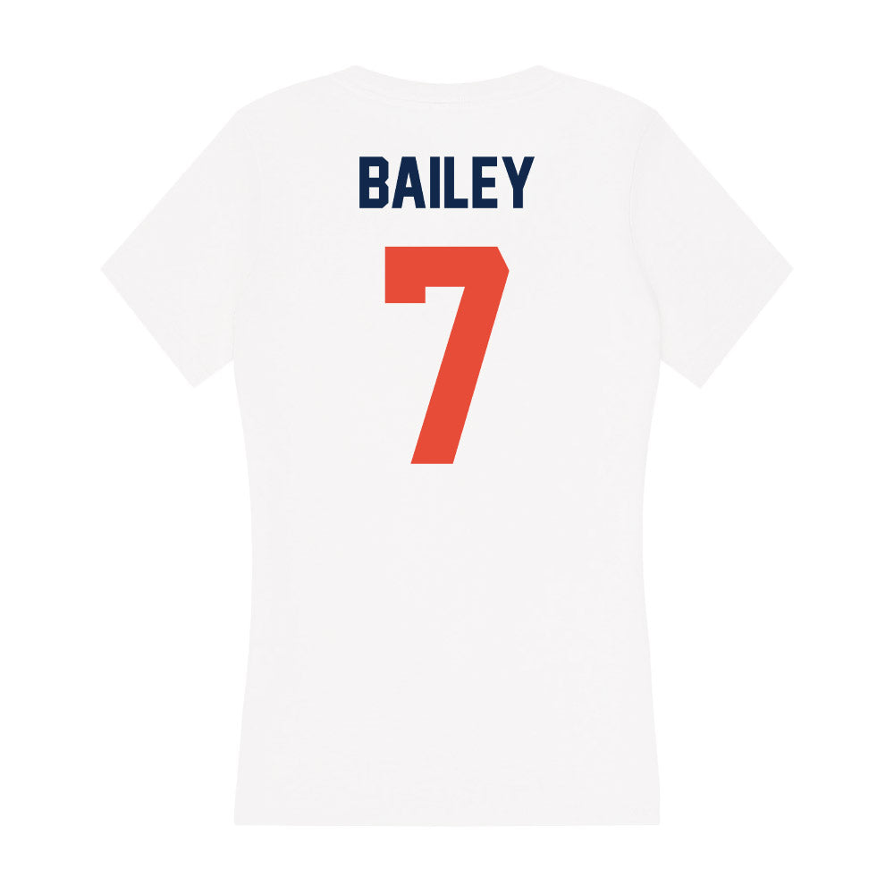 Illinois - NCAA Football : Matthew Bailey - Women's V-Neck T-Shirt-1