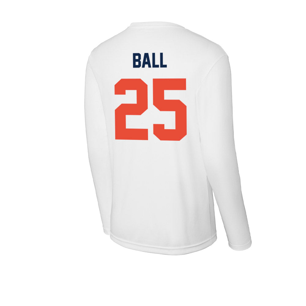 Illinois - NCAA Football : Aaron Ball - Activewear Long Sleeve T-Shirt