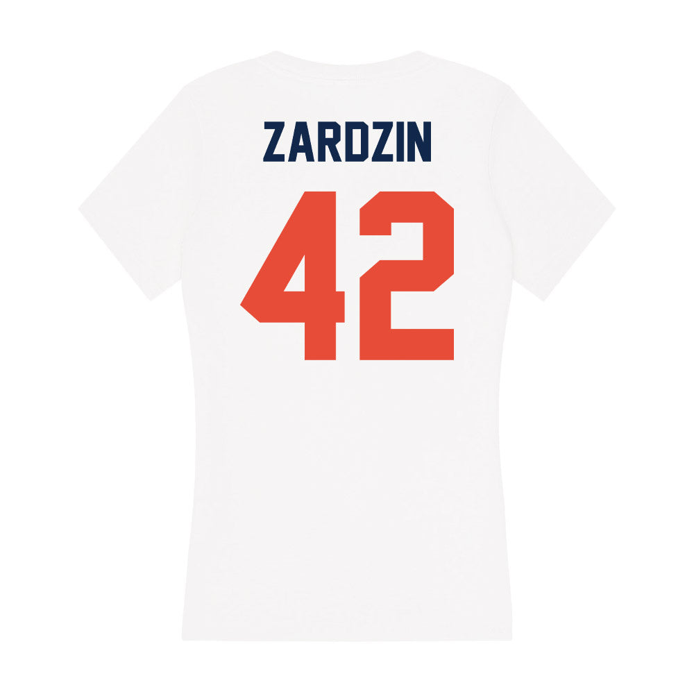 Illinois - NCAA Football : Luke Zardzin - Women's V-Neck T-Shirt-1