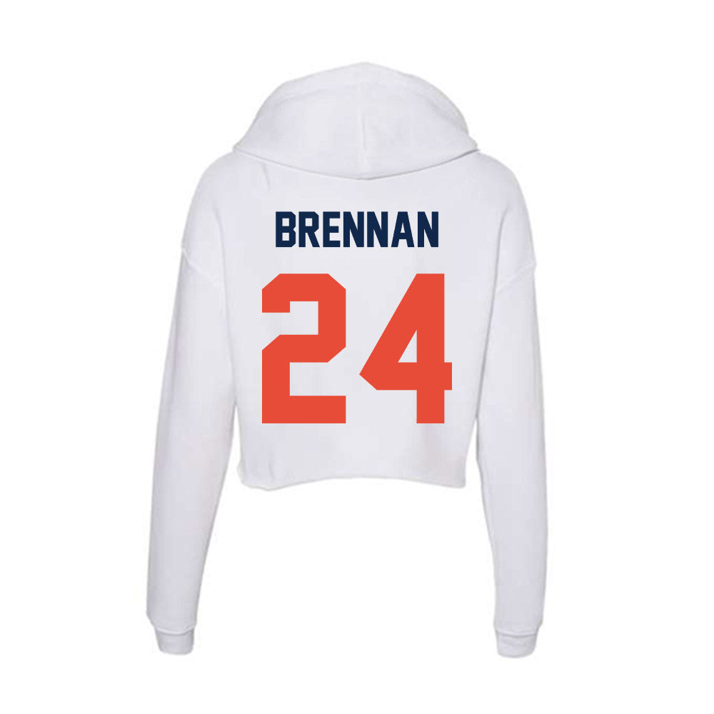 Illinois - NCAA Softball : Skylar Brennan - Women's Crop Fleece Hoodie-1
