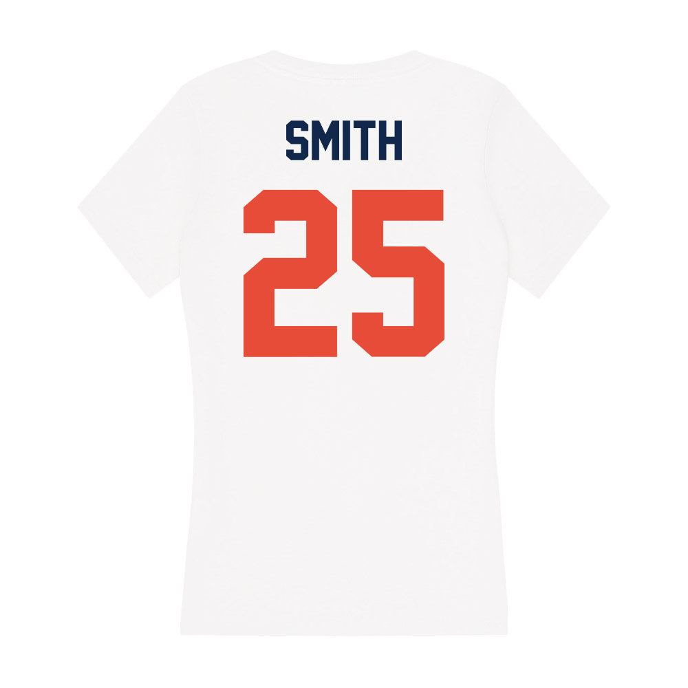 Illinois - NCAA Women's Basketball : Hayven Smith - Women's V-Neck T-Shirt-1