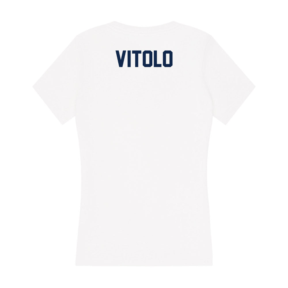 Illinois - NCAA Women's Gymnastics : Maddie Vitolo - Women's V-Neck T-Shirt-1