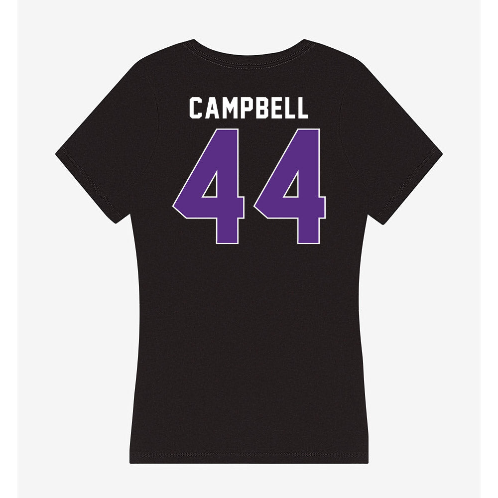 Northwestern - NCAA Football : Callen Campbell - Women's V-Neck T-Shirt-1