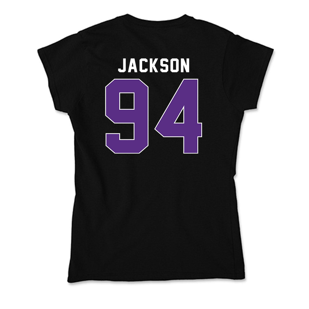 Northwestern - NCAA Football : Miguel Jackson - Soft Style Women’s T-Shirt-1