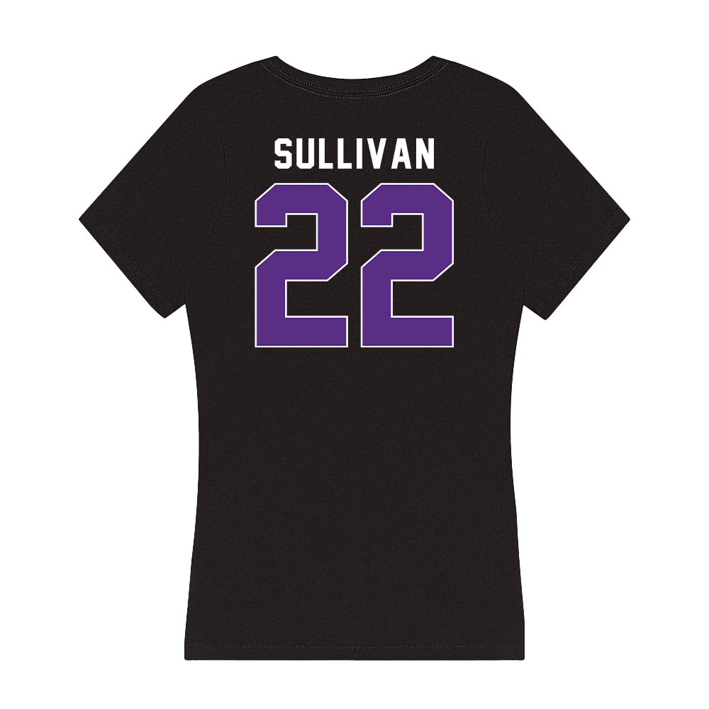 Northwestern - NCAA Women's Basketball : Grace Sullivan - Women's V-Neck T-Shirt-1