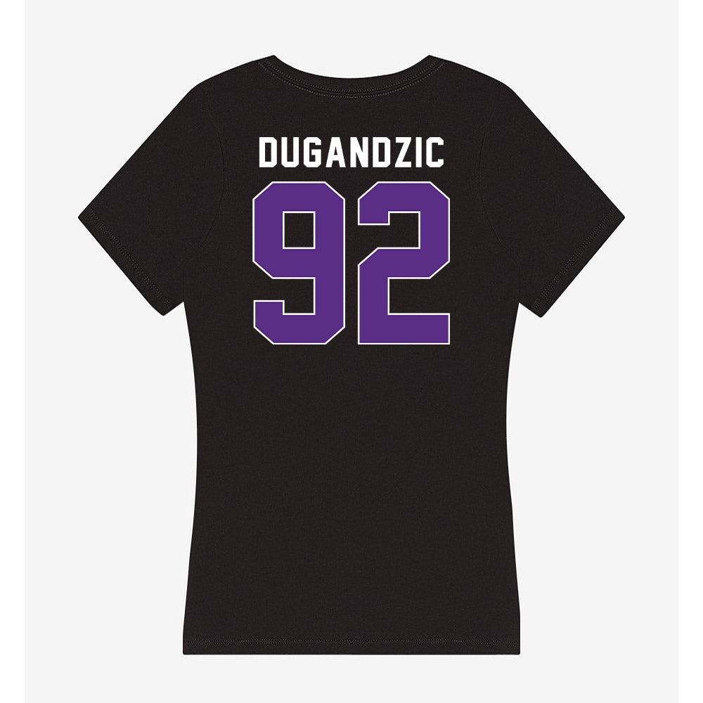 Northwestern - NCAA Football : Nikola Dugandzic - Women's V-Neck T-Shirt-1
