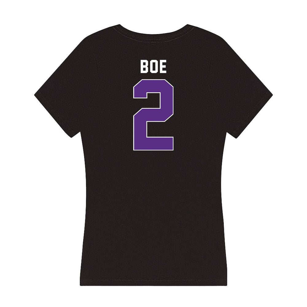 Northwestern - NCAA Football : Ryan Boe - Women's V-Neck T-Shirt-1