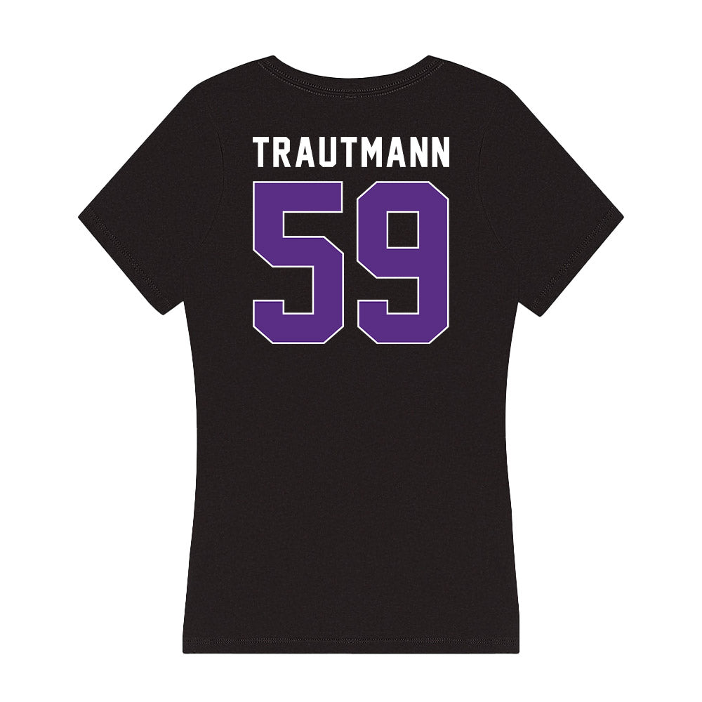 Northwestern - NCAA Football : Jack Trautmann - Women's V-Neck T-Shirt-1