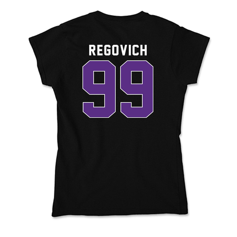 Northwestern - NCAA Football : Troy Regovich - Soft Style Women’s T-Shirt-1