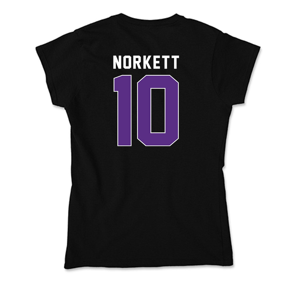 Northwestern - NCAA Women's Soccer : Megan Norkett - Soft Style Women’s T-Shirt-1