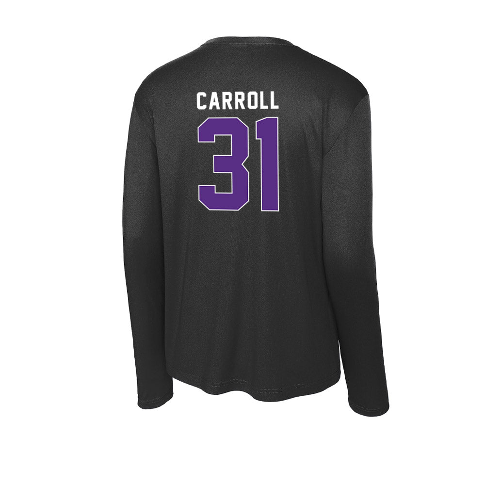 Northwestern - NCAA Women's Lacrosse : Mary Carroll - Activewear Long Sleeve T-Shirt-1