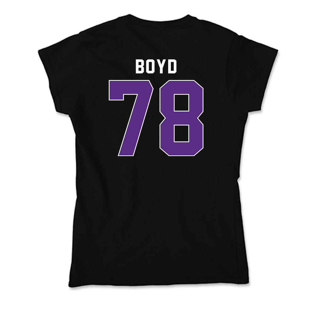 Northwestern - NCAA Football : Trey Boyd - Soft Style Women’s T-Shirt-1