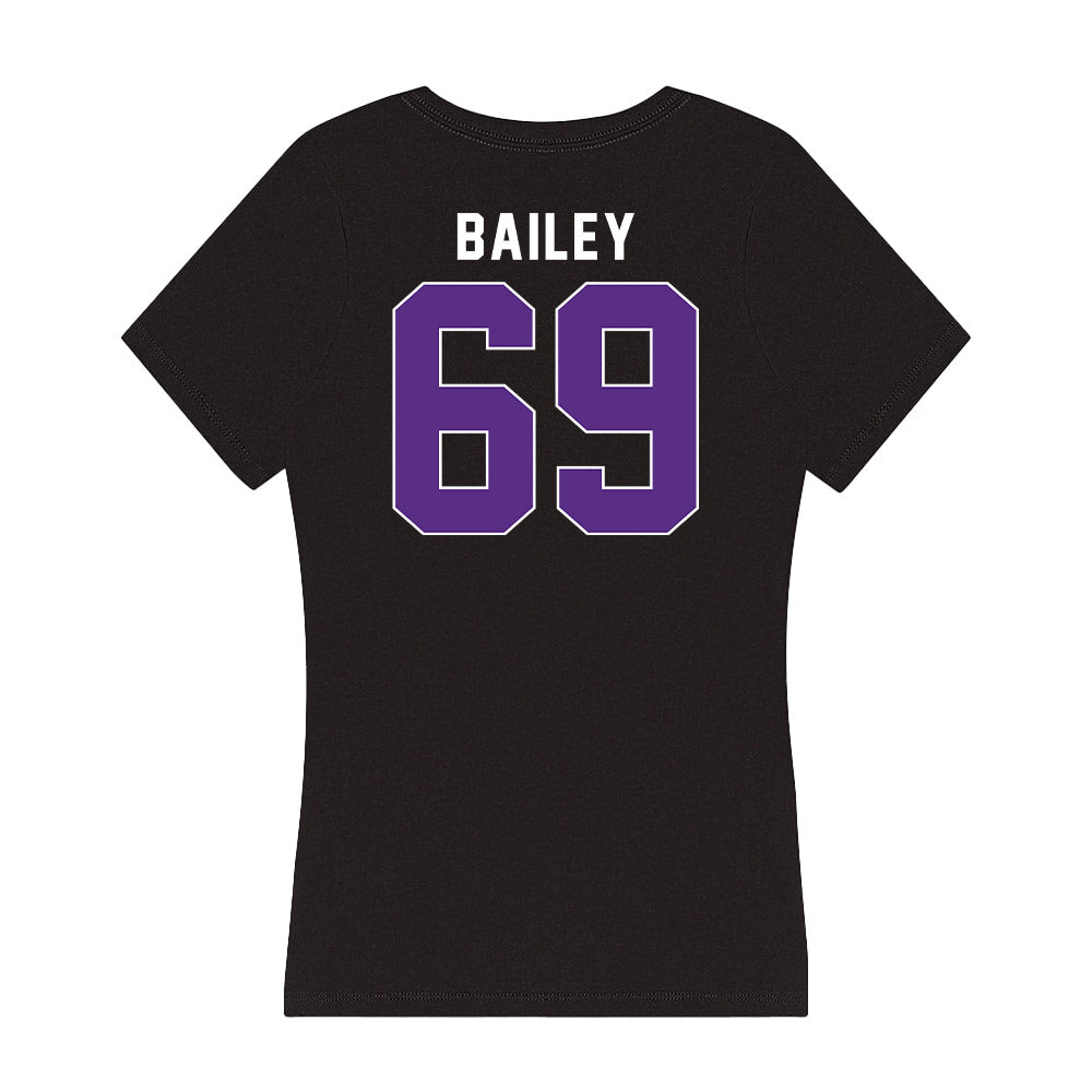 Northwestern - NCAA Football : Jack Bailey - Women's V-Neck T-Shirt-1