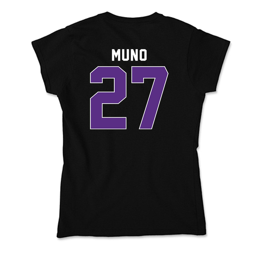 Northwestern - NCAA Softball : Ainsley Muno - Soft Style Women’s T-Shirt-1