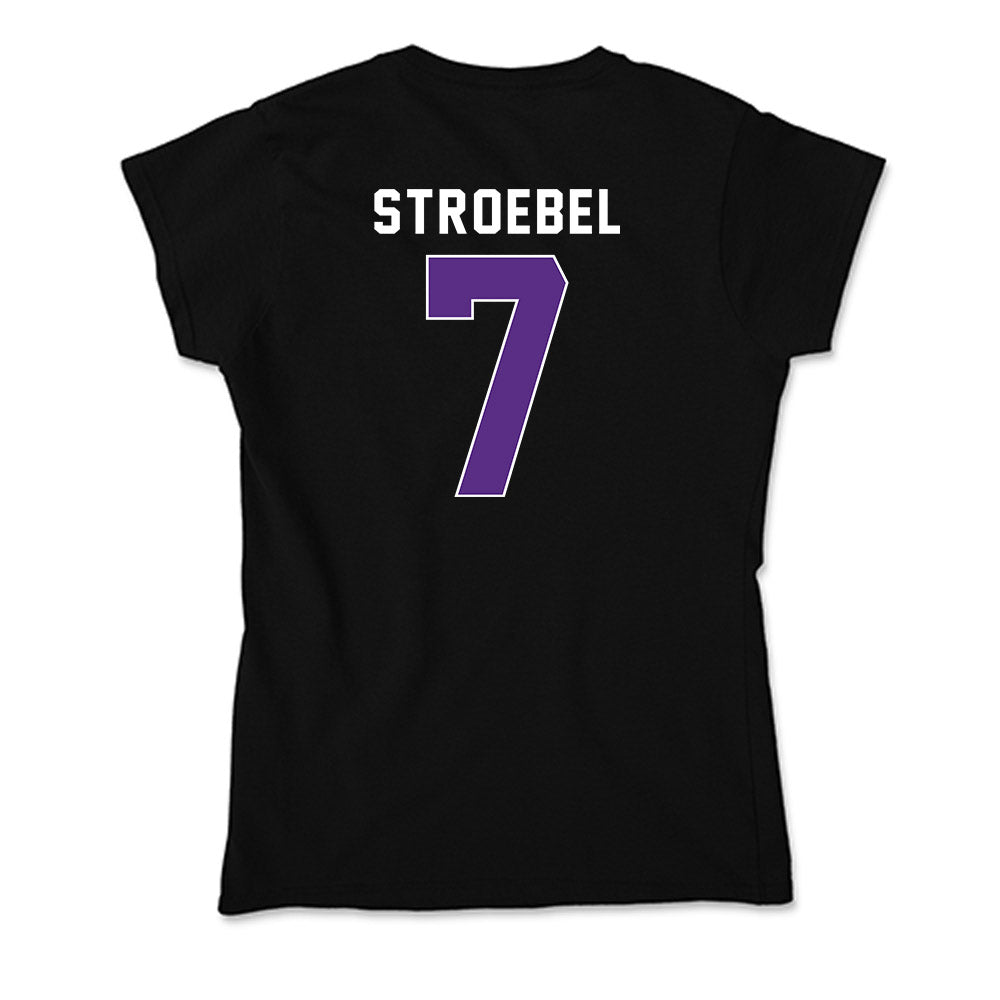Northwestern - NCAA Women's Soccer : Mary Stroebel - Soft Style Women’s T-Shirt-1