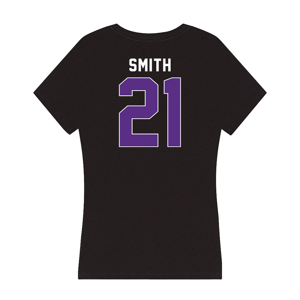 Northwestern - NCAA Women's Lacrosse : Madison Smith - Women's V-Neck T-Shirt-1
