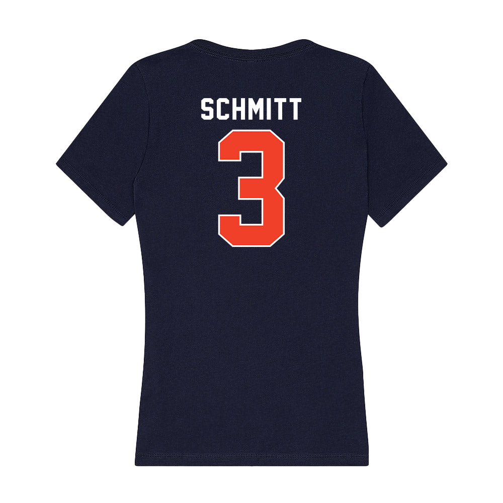 Syracuse - NCAA Women's Basketball : Olivia Schmitt - Women's V-Neck T-Shirt-1
