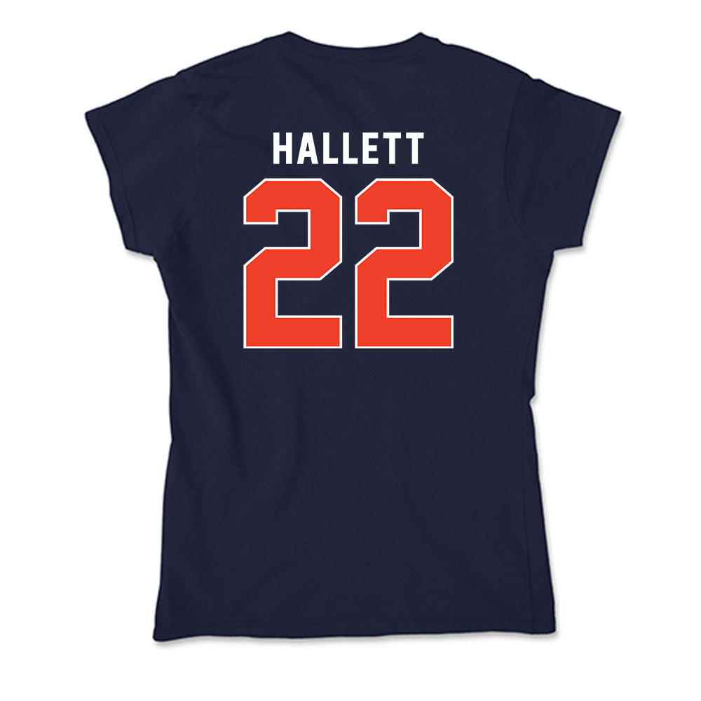 Syracuse - NCAA Women's Ice Hockey : Charlotte Hallett - Soft Style Women’s T-Shirt-1