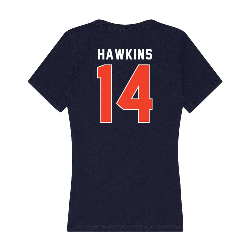 Syracuse - NCAA Women's Basketball : Shy Hawkins - Women's V-Neck T-Shirt-1