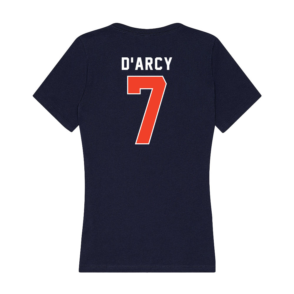 Syracuse - NCAA Women's Ice Hockey : Maya D'Arcy - Women's V-Neck T-Shirt-1