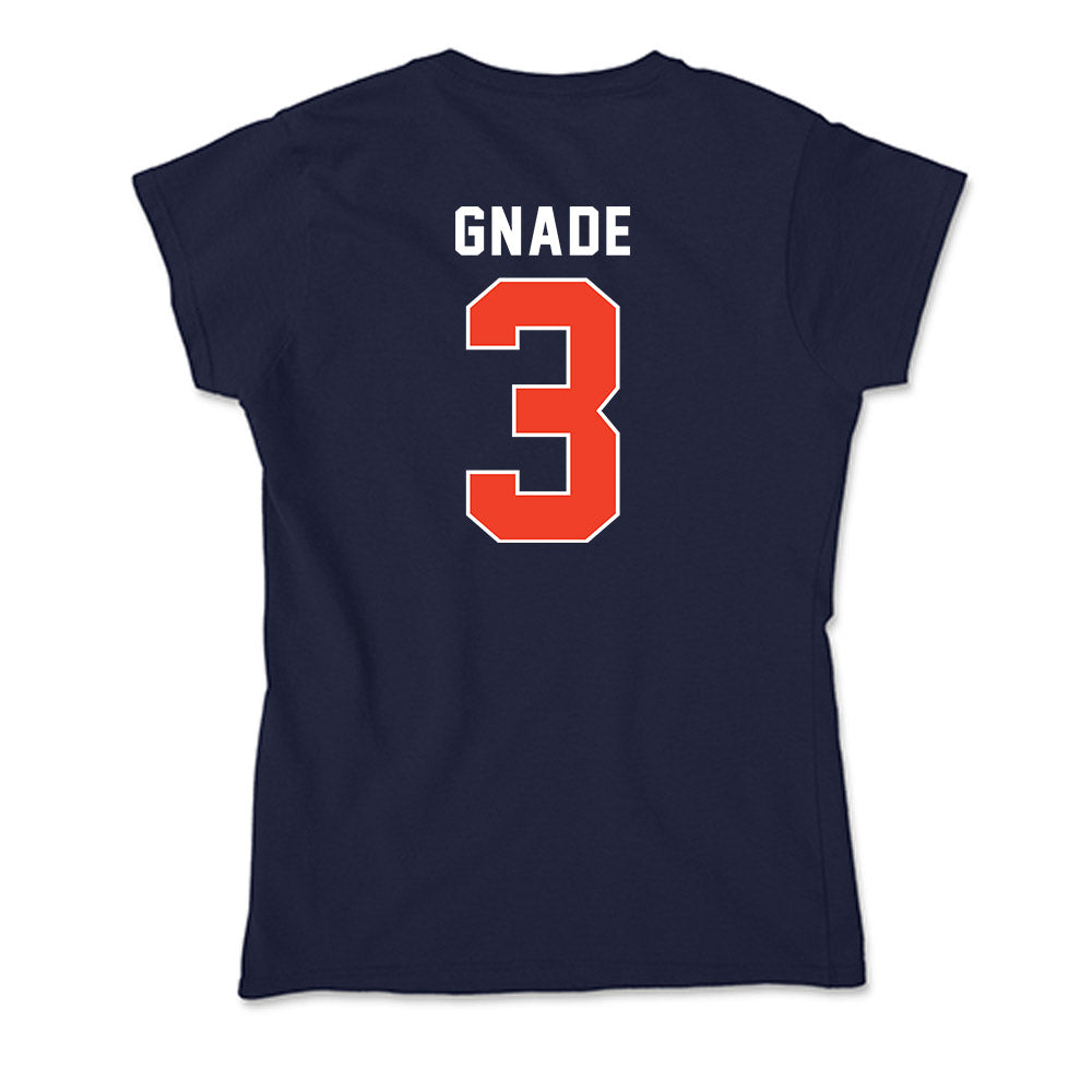 Syracuse - NCAA Women's Ice Hockey : Emma Gnade - Soft Style Women’s T-Shirt-1