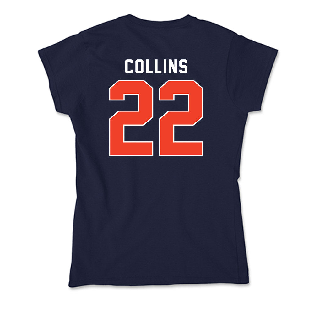 Syracuse - NCAA Women's Soccer : Cierra Collins - Soft Style Women’s T-Shirt-1
