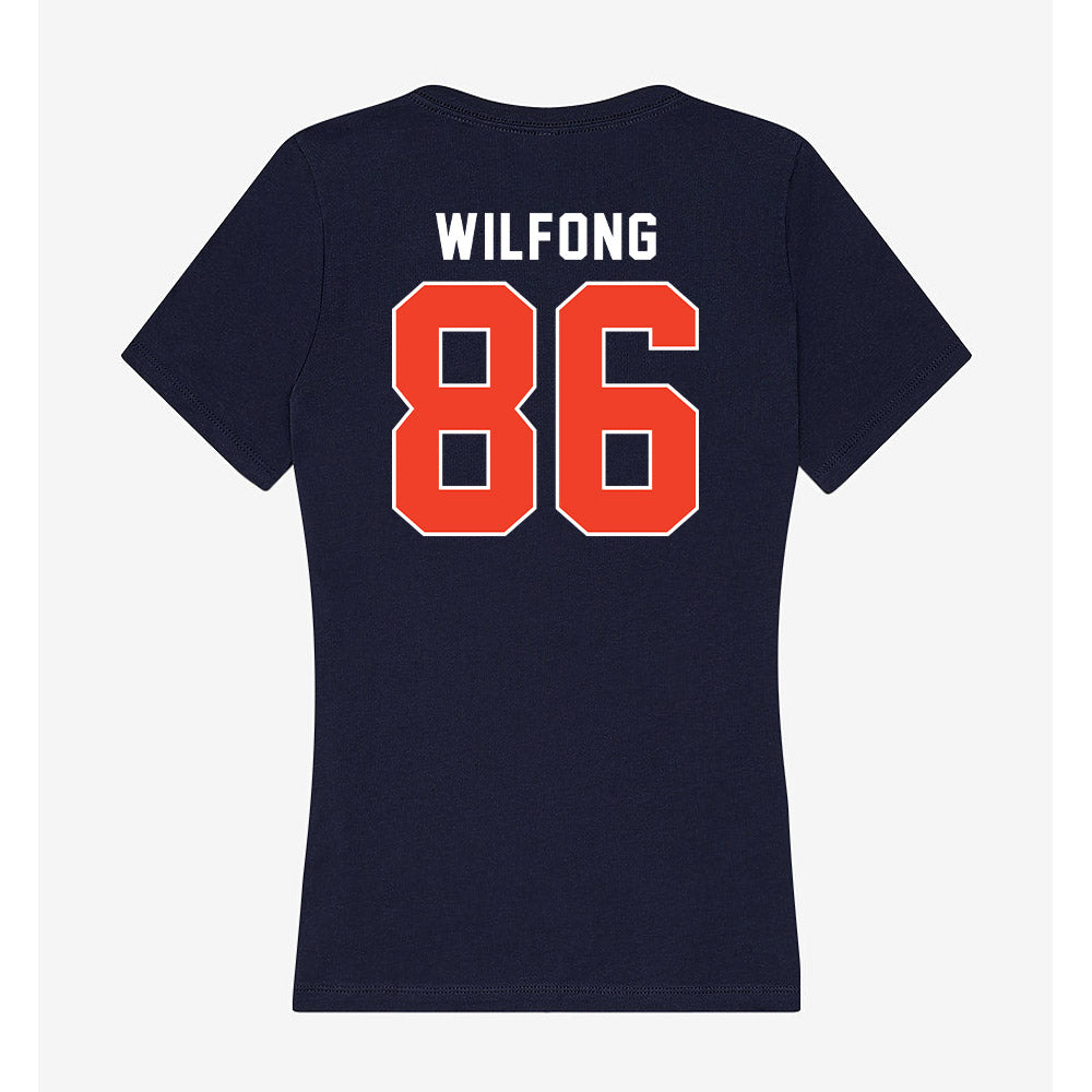 Syracuse - NCAA Football : Terrell Wilfong - Women's V-Neck T-Shirt-1