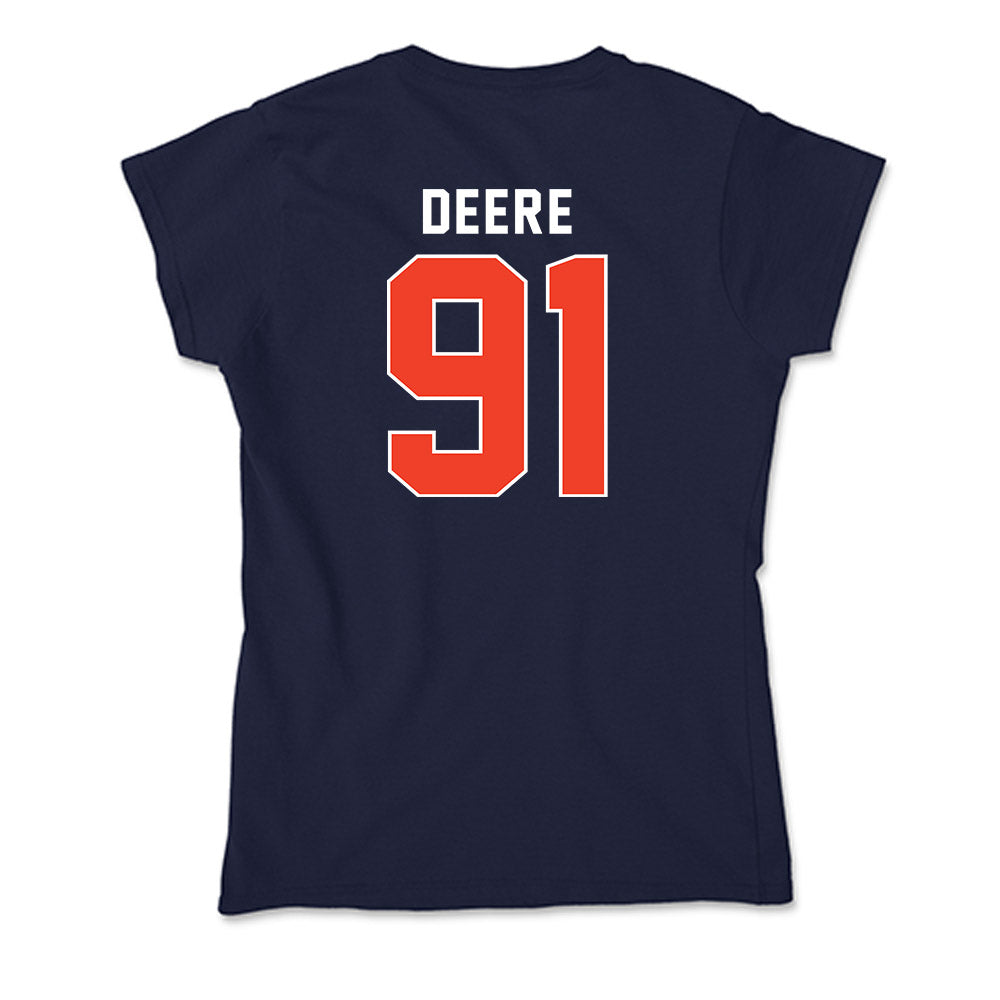Syracuse - NCAA Men's Lacrosse : Trey Deere - Soft Style Women’s T-Shirt-1